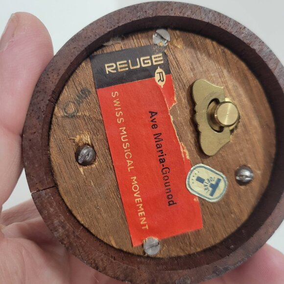 Vintage Reuge Musical Statue of the Virgin from Switzerland - Picture 3 of 3